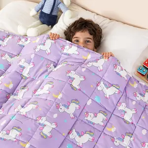 Weighted Blanket 3 Pounds Washable,  for 20-40lb Breathable Heavy Throw Blankets for Sleeping - 36" x 48"  Pony Pauly