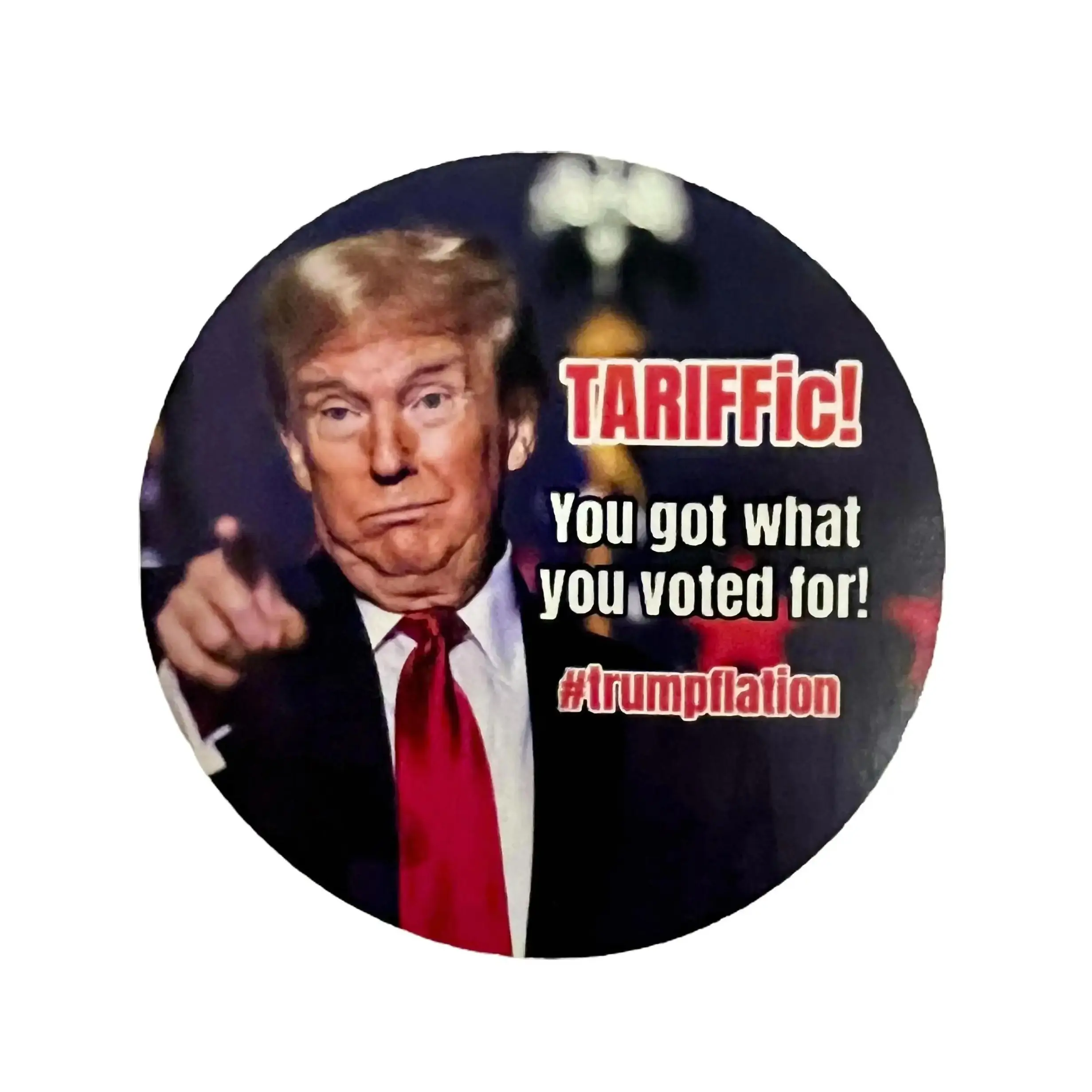 DJT Tariff Stickers - 24pcs - 2 Inch Round