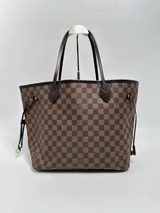 Pre-owned Louis Vuitton Canvas Tote Bags Monogram Neverfull MM Tote Bag Shoulder Handbag JE469LV