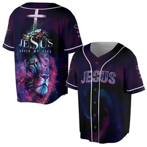 Galaxy Constellation Lion Jesus Save My Life Baseball Jersey, Jesus Baseball Jersey, Jesus Christian Apparel, Christian Gift, Faith Shirt, Jesus Shirt Gift
