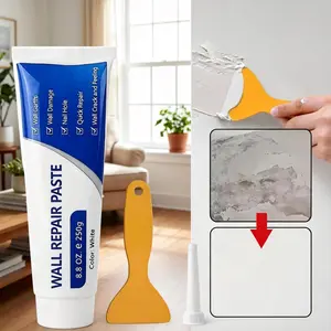 Drywall Patch Repair Kit 250g Quick-Drying Wall Mending Agent Heavy Duty Waterproof Self Adhesive Home Renovation Tool