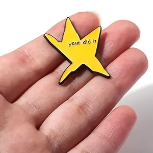 Star Enamel Pin Your Did It - Funny Motivational Badge Brooch Fun Gifts 2PCS , Cute Backpacks, Jackets, Hats Jewelry Accessories for Women Men - for Friends and Coworkers summervibes summerwins