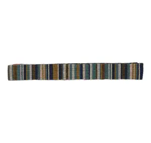Handmade Seed Bead Hat Band for Women - Stretchy 9.5 Inch Length and 1 Inch Wide Hair Accessory for Fedora and Straw Hats