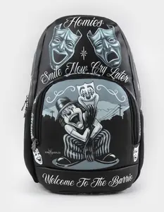 DGA Homies Smile Now Backpack, Black Combo