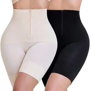 GOLD CARP High Waist Tummy Control Shapewear with Zipper  Seamless Butt Lifter Slimming Body Shaper Adjustable Waist Trainer Shorts Easy Slideshaper Thigh Slimmers Leg Womenswear for Women Everyday Compression Panties underwear tiktokshopspringglowup