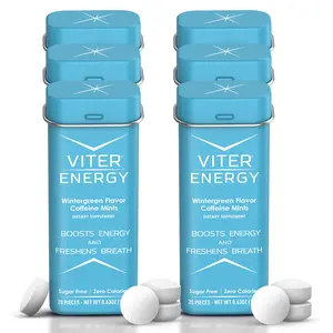 Viter Energy Caffeine Mints - 40mg Caffeine & B-Vitamins