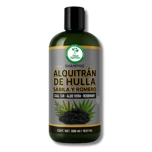 VIRAL – Alquitrán de Hulla, Sábila y Romero Shampoo – 500 ml – Anti-Itch, Purifying & Hydrating Herbal Formula – Refreshing Scalp & Hair Care – High Supreme