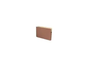 Business Source File Pocket 3-1/2" Exp. Legal 25/BX Redrope 65794