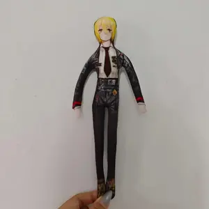 Abstract Slender Twistable Stuffed Dolls - Game Limbus Company Hong Lu Don Quixote Gregor Cosplay Doll for Room Decoration