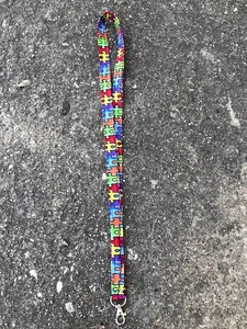 Puzzle Piece Lanyard Puzzle Piece keychain autism awareness gift