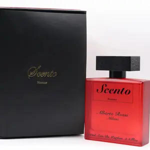 Scento Men Fragrance 3.4 - Bold Masculine Scent with Red Design for Strength Passion and Confidence