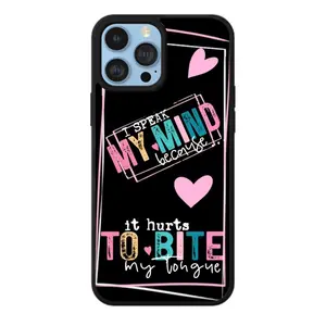 Colorful I Speak My Mind Saying Quote Phone Case - Shock-Proof & Impact-Resistant Protective Handheld Accessories Protection Shockproof Protector Cover Case