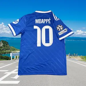 25-26 Away Blue No.10 Mbappe Short sleeve Soccer Jersey
