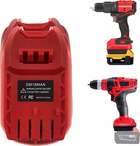 2024Battery Adapter for Craftsman 20V V20 Cordless Tools, Converter for DeWalt 20V MAX and for Milwaukee M18 18V Lithium Battery