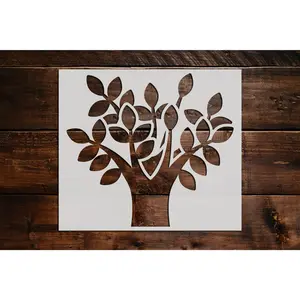 Tree Stencil - Art and Wall Stencil