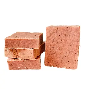 Apple Cider Vinegar Hibiscus Rosemary Hyperpigmentation & Brightening Cleansing Exfoliate Natural Soap for Acne Eczema Vanilla & Pear