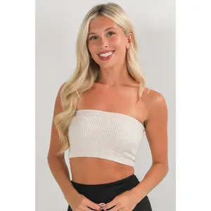 Seamless Ribbed Bandeau