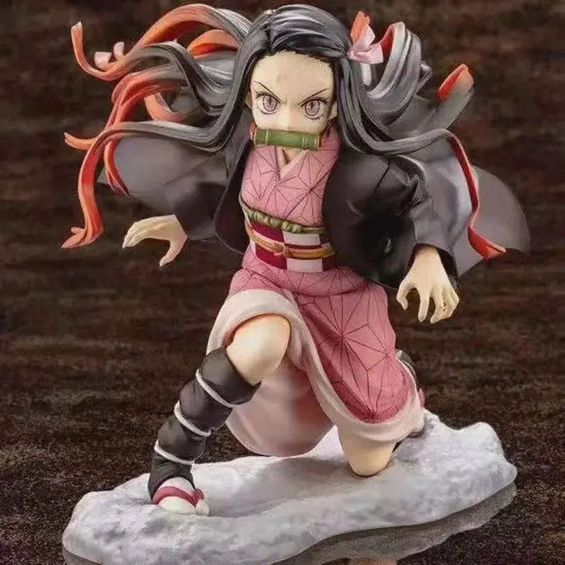 10cm Nezuko PVC Figure – Cartoon Character Model Toy