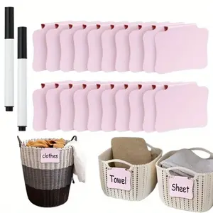 20 Pack Storage Hanging Tags Menu Display Board Basket Labels Clip Colorful Display Clip Board Beauty & Personal Care
