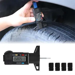 Digital Tire Tread Depth Gauge, 3 Modes-Metric and imperial system readings Inch, Decimal Inch and Millimeter, Zeroable Tire Tread Depth Gauge for Motorcycles,Cars,Trucks,Vans,SUV Accurate Tyre Tread Depth Gauge