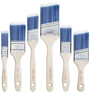 Bates- Paint Brushes, Treated Wood Handle, Paint Brushes for Walls, Stain, Furniture