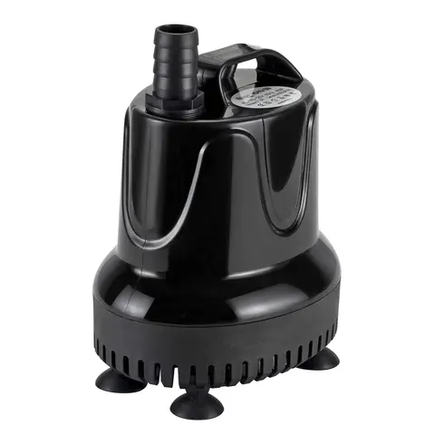 hygger 215 GPH Fast Flow Submersible Saltwater Aquarium Pump - Aquarium Accessories, Quick Install, 2 Hose Adapters (Adapter to Hose), Power Supply, Black for Fish Tank Pond Use
