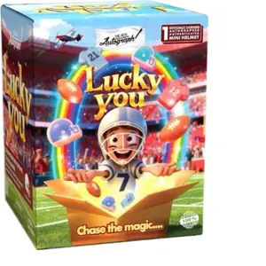 ***PYP*** Lucky You Mini Helmets - Officially Licensed Autographed Authentic Mini Helmet for Football Fans