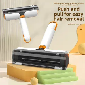 Portable Pet Hair Removal Roller Cleaner - Effortless Two-Way Hair Removal for Easy Cleaning