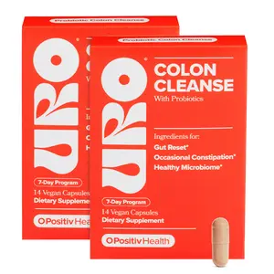 URO Colon Cleanse & Gut Support with Probiotics - 2 pack