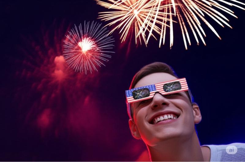 Fireworks Diffraction Glasses