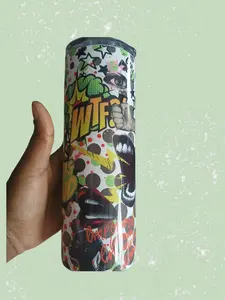 Hear me roar 20oz Tumbler with original graphic images