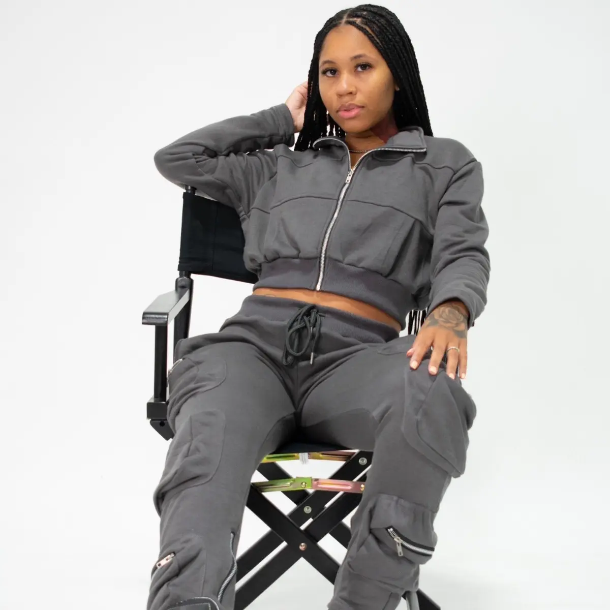 Cargo Crazy Sweatsuit (Grey)