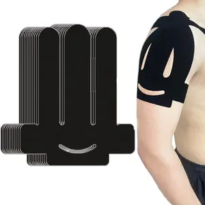 Kinesiology Tape for Shoulder Precut, 10 PCS Shoulder Tape for Pain Relief, Original Cotton Waterproof & Breathable, Enhance Elastic Sports Tape for Pain Support and Muscle Sports