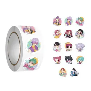 500 Stickers Kpop Demons Hunt Female Group Avatar Cute and Handsome Cartoon Anime Sticker Decor DIY Material Roll Stickers