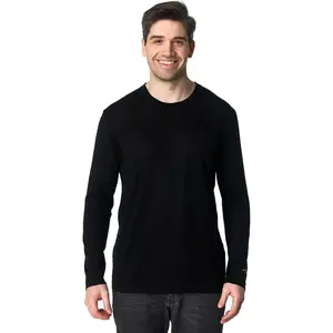 Mens - 100% Merino Wool Shirts for Men Thermal Underwear Long Sleeve T-Shirt for Hiking Hunting