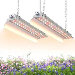 LED Grow Lights 1.4FT for Indoor  Full Spectrum, 660nm Hanging Grow Light 3600K, Led  Grow Lights for Indoor , Grow Lamp with Reflectors 36W(218W), 2 Pack