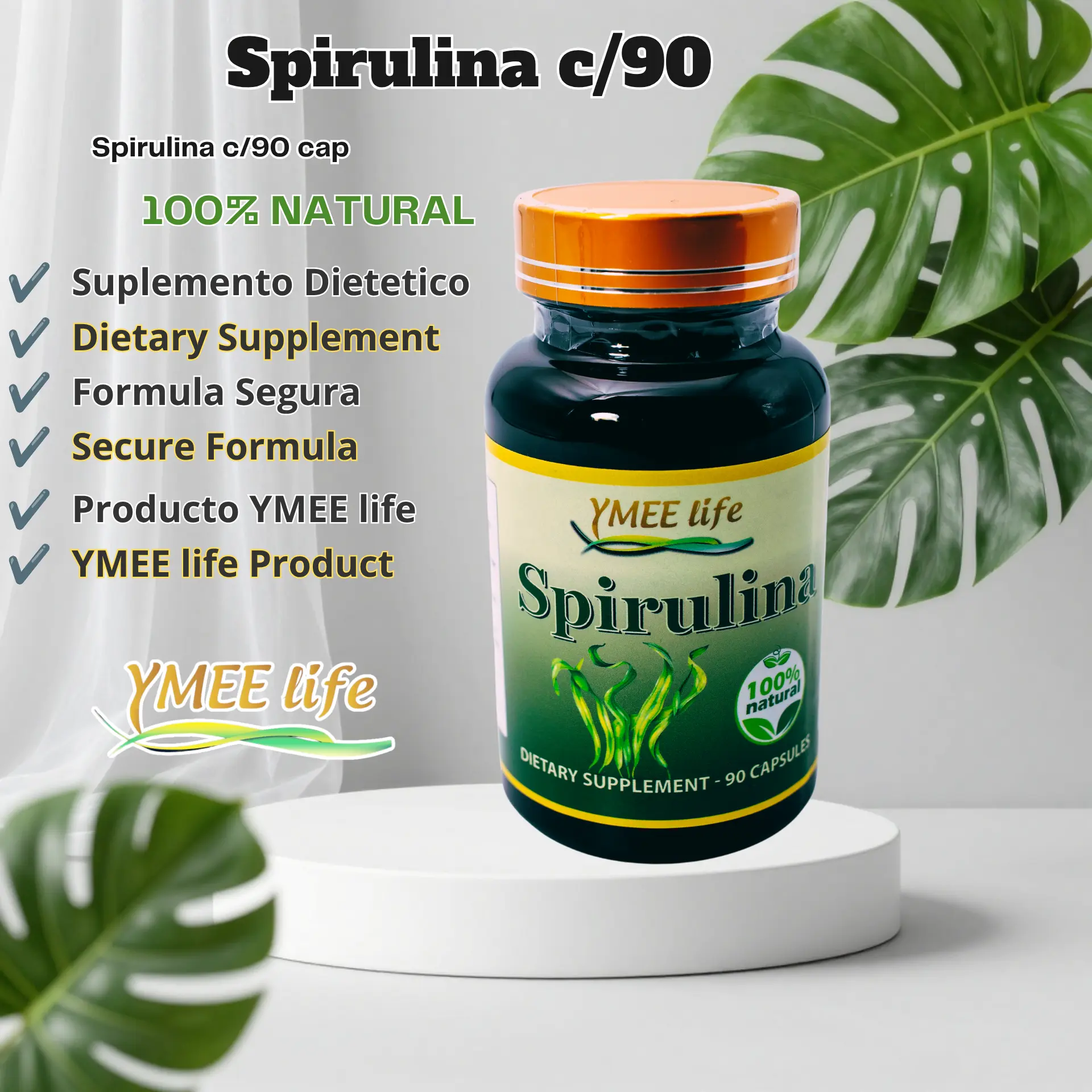 YMEE life | Spirulina c/90 cap