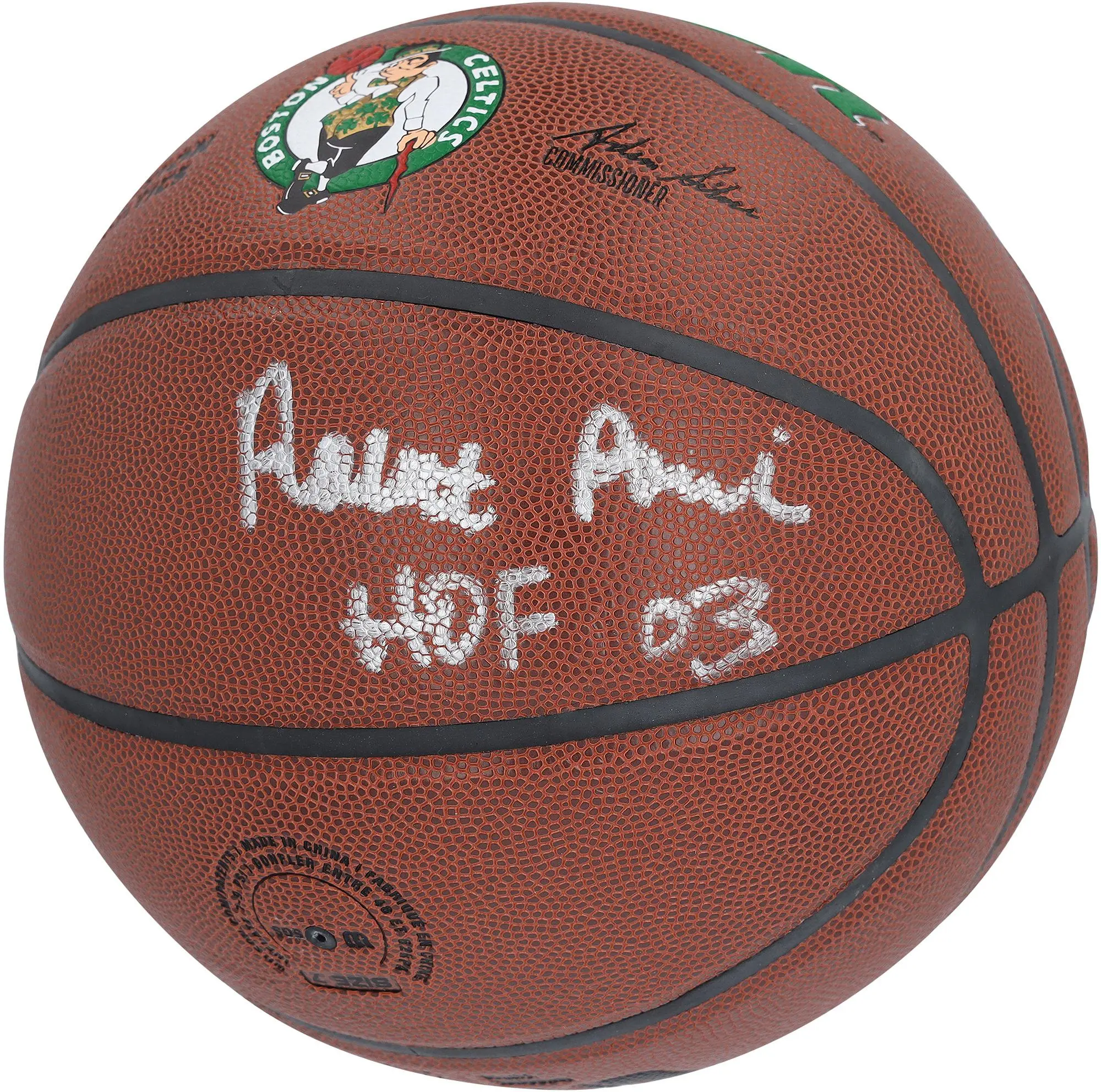 Robert Parish Boston Celtics Autographed Wilson Basketball with "HOF 03" Inscription - Fanatics Authentic Certified