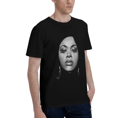 Vintage Jill Scott Portrait Men's T-Shirt - Comfortable Cotton, Crew Neck, Short Sleeve, Machine Washable