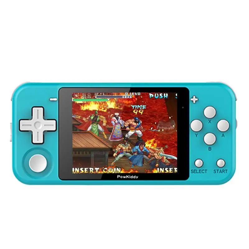 Paojitan Compact Handheld Video Game Console (16*8.5*4cm) - PS-Style Joystick, Arcade Retro Design, Pad Controls, Micro Screen, SD Card Compatibility, Add Emulators, Save State Feature