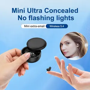 Mini Invisible Headphones Bluetooth 5.4 True Wireless In-Ear Earphones sport Audio Earbud audifonos bluetooth wireless headphones noise cancelling headphones gamingheadset