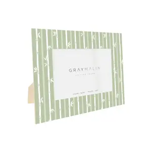 The Veranda Bamboo Horizontal Picture Frame -  Celadon Green (NO LAUNCH)