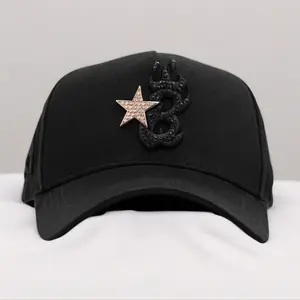 Barbas “B Star” Rose Gold Trucker Cap – Luxury Streetwear Hat, TikTok Trending