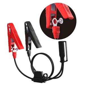 Alligator Clip and Ring Terminal Combo with Quick Disconnect