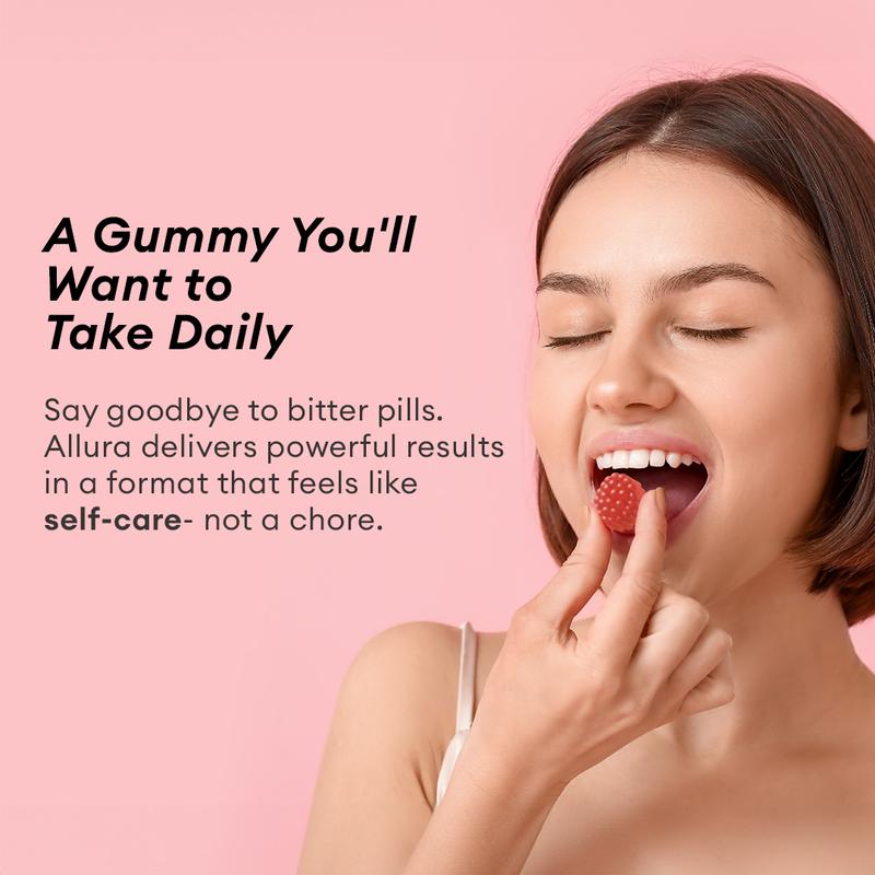 Hair Skin and Nails Vitamins for Women – Extra Strength 6000mcg Biotin Hair Gummies with Marine Collagen, Vitamin E, A, C & PABA for Hair Growth, Healthy Skin & Nails – Made in US, Passion Fruit, 60ct