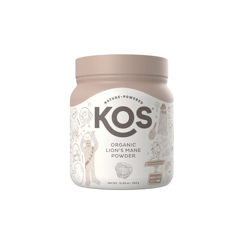 KOS Organic Lion's Mane Nutrition Wellness Supplement Powder