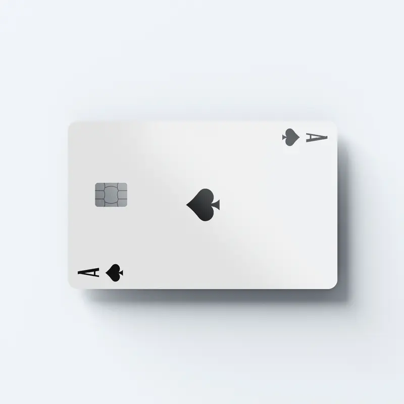 Ace of Spades Credit Card Skin - Credit Card Cover/Skin