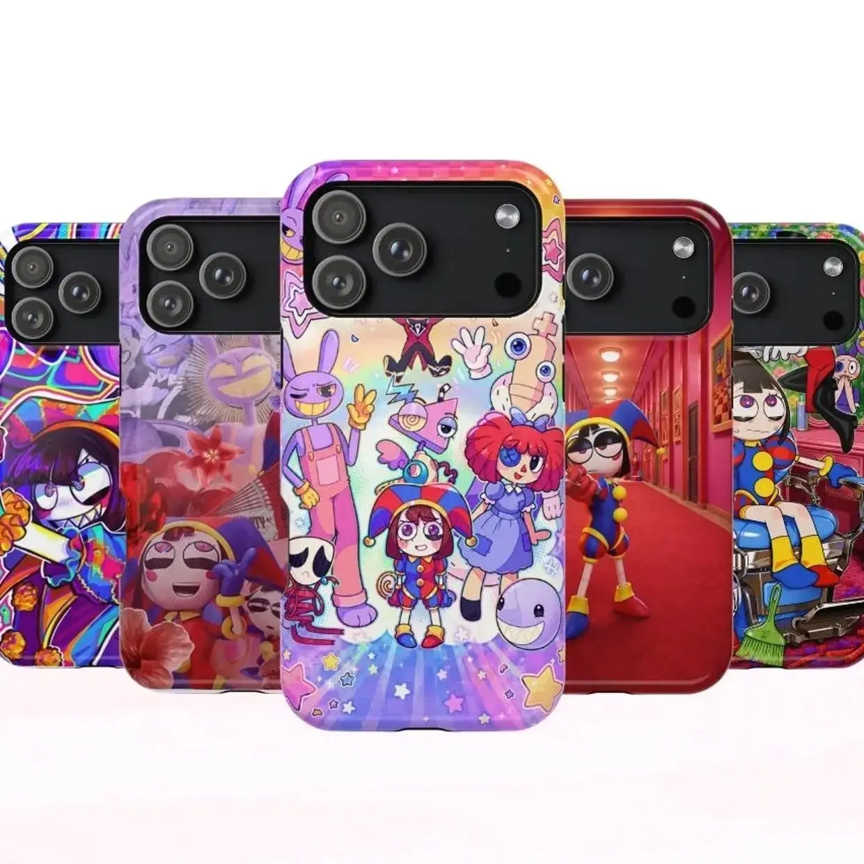 The Amazing Digital Circus Phone Case, Pomni Phone Case, Caine TADC Case Gifts, Compatible with iPhone X, 11, 12, 13, 14, 15, 16, 17 & more