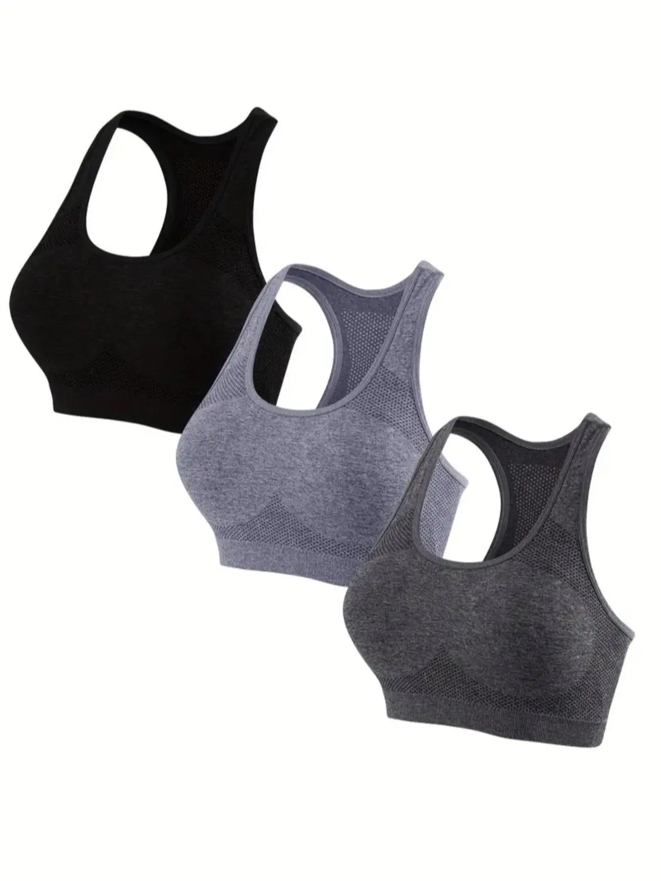 Women's Solid Color Crop Sports Singlet, Removable Pads Seamless Comfortable Tank Top, Ladies Sportswear for Gym Workout Yoga, Gym Tops, Sports Yoga Gymswear, Yoga Wear Fitness