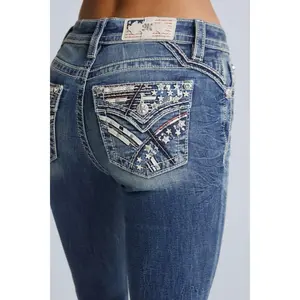Spangled Bootcut Jeans